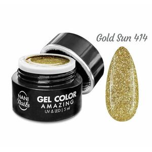 NANI UV gel Amazing Line 5 ml - Gold Sun obraz
