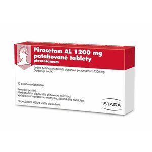 Piracetam AL 1200 mg 30 potahovaných tablet obraz