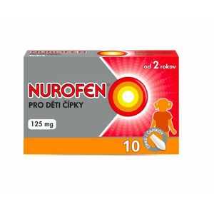 Nurofen pro děti 125 mg 10 čípků obraz