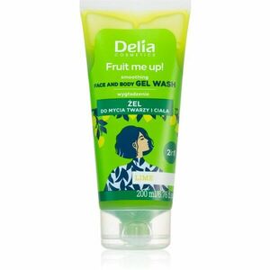 Delia Cosmetics FRUIT ME UP! mycí gel na obličej a tělo Lime 200 ml obraz