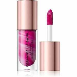 Makeup Revolution Ceramide Swirl hydratační lesk na rty odstín Berry Pink 4, 5 ml obraz