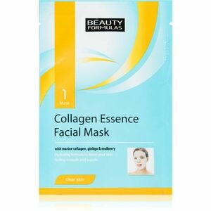 Beauty Formulas Clear Skin Collagen Essence kolagenová maska s revitalizačním účinkem 1 ks obraz