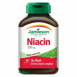 JAMIESON Niacin 500mg s inositolem 60 tablet obraz