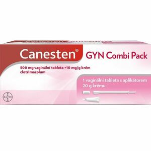 CANESTEN GYN Combi pack 1 vaginální tableta + krém 20 g obraz