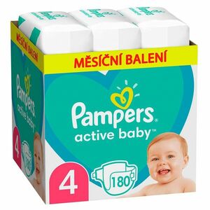 Pampers Active Baby Plenky velikost 4 obraz