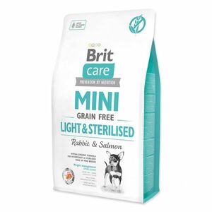 BRIT Care Mini Grain Free Light & Sterilised granule pro kastrované mini psy 1 ks, Hmotnost balení: 7 kg obraz