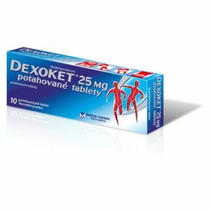 DEXOKET 25 mg 10 tablet II obraz