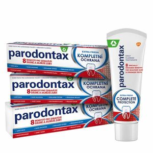 PARODONTAX Kompletní ochrana Zubní pasta Extra Fresh 3 x 75 ml obraz