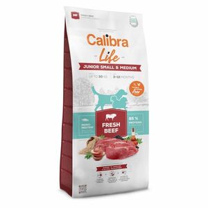CALIBRA Life Fresh Beef Junior Small & Medium granule pro psy 1 ks, Hmotnost balení: 12 kg obraz