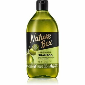 Nature Box Olive Oil ochranný šampon proti lámavosti vlasů 385 ml obraz