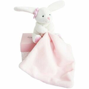 Doudou Gift Set Pink Rabbit dárková sada pro děti od narození 1 ks obraz