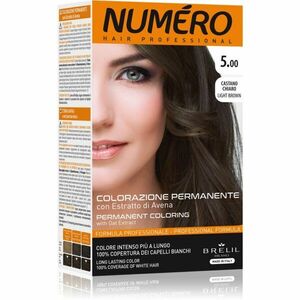 Brelil Numéro Permanent Coloring barva na vlasy odstín 5.00 Light Brown 125 ml obraz
