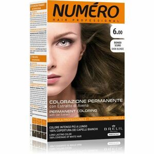 Brelil Numéro Permanent Coloring barva na vlasy odstín 6.00 Dark Blonde 125 ml obraz