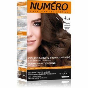 Brelil Professional Permanent Coloring barva na vlasy odstín 4.38 Chocolate Brown 125 ml obraz