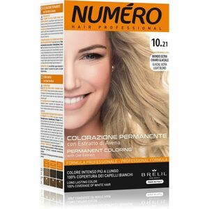 Brelil Professional Permanent Coloring barva na vlasy odstín 10.21 Glacial Ultra Light Blond 125 ml obraz