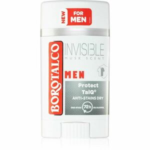 Borotalco MEN Invisible deodorant roll-on proti bílým a žlutým skvrnám pro muže vůně Musk Scent 40 ml obraz