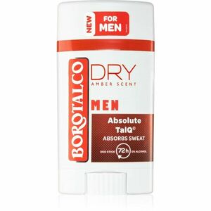Borotalco MEN Dry tuhý deodorant 72h pro muže Amber Scent 40 ml obraz