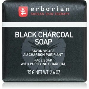 Erborian Black Charcoal čisticí mýdlo na obličej s aktivním uhlím 75 g obraz