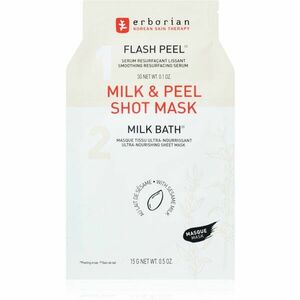 Erborian Milk & Peel vyhlazující plátýnková maska s vyživujícím účinkem 15 ml obraz