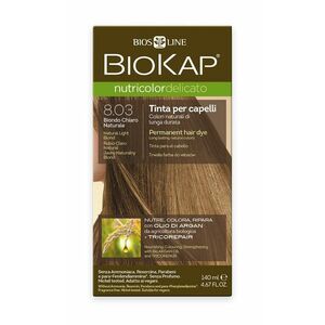 BIOKAP Nutricolor Delicato 8.03 Blond přírodní světlá barva na vlasy 140 ml obraz