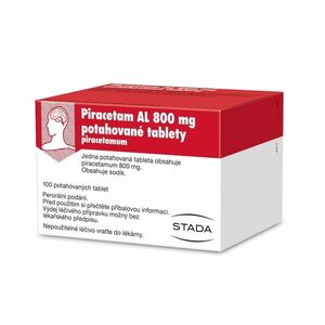 Piracetam AL 800 mg 100 potahovaných tablet obraz