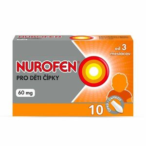 Nurofen pro děti 60 mg 10 čípků obraz