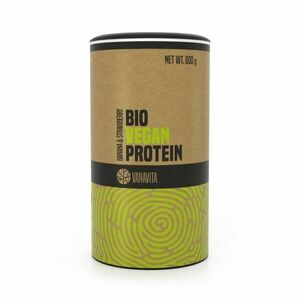 VanaVita BIO Vegan Protein banana&strawberry 600 g obraz