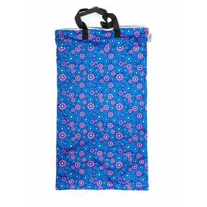 Bobánek Nepromokavá taška velká 1 ks modré květiny obraz