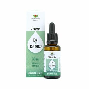 EkoMedica Czech Vitamíny D3 + K2 Mk7 v kapkách 30 ml obraz