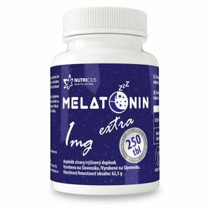 NUTRICIUS Melatonin 1 mg extra 250 tablet obraz