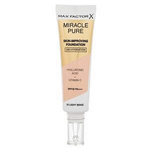 MAX FACTOR Miracle Pure SPF30 Skin-Improving Foundation 32 Light Beige make-up 30 ml obraz