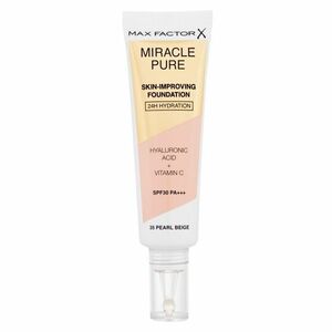 MAX FACTOR Miracle Pure SPF30 Skin-Improving Foundation 35 Pearl Beige make-up 30 ml obraz