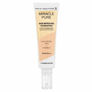 MAX FACTOR Miracle Pure SPF30 Skin-Improving Foundation 76 Warm Golden make-up 30 ml obraz