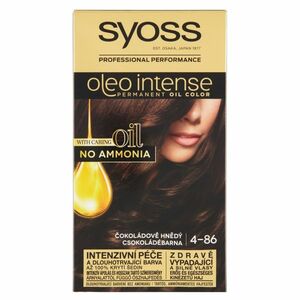 SYOSS Oleo Intense Barva na vlasy 4-86 Čokoládově hnědý obraz