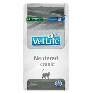 VET LIFE Natural Neutered Female granule pro kastrované kočky, Hmotnost balení: 2 kg obraz