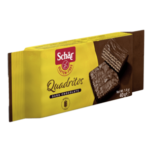 SCHÄR Quadritos čokoládové oplatky bezlepkové 40 g obraz