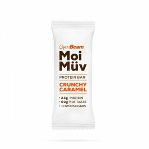 GymBeam Proteinová tyčinka MoiMüv crunchy caramel 60 g obraz