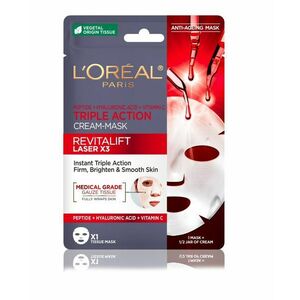 Loréal Paris Revitalift Laser X3 pleťová maska s trojím účinkem 28 g obraz