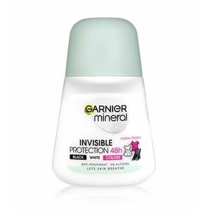 Garnier Mineral Invisible Black White Colors antiperspirant roll-on 50 ml obraz