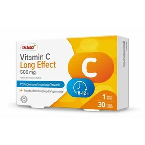 Dr. Max Vitamin C Long Effect 500 mg 30 kapslí obraz