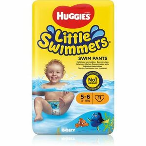 Huggies Little Swimmers 5-6 jednorázové plenkové plavky 12–18 kg 11 ks obraz