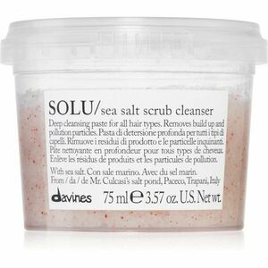 Davines Essential Haircare SOLU Sea Salt Scrub Cleanser čisticí peeling pro všechny typy vlasů 75 ml obraz