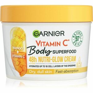 Garnier Body SuperFood rozjasňující tělový krém s vitaminem C 380 ml obraz