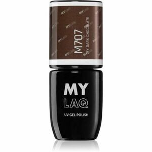 MYLAQ UV Gel Polish gelový lak na nehty odstín My Dark Chocolate 5 ml obraz