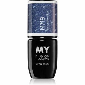 MYLAQ UV Gel Polish gelový lak na nehty odstín My Gleaming Blue 5 ml obraz