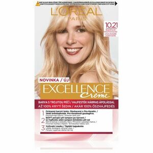 L’Oréal Paris Excellence Creme barva na vlasy odstín 10.21 Very Light Pearl Blonde 1 ks obraz