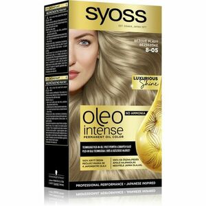 Syoss Oleo Intense permanentní barva na vlasy s olejem odstín 8-05 Beige Blond 1 ks obraz