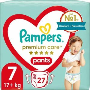 Pampers Premium Care Pants Size 7 jednorázové plenkové kalhotky 17+ kg 27 ks obraz