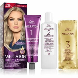 Wella Wellaton Intense permanentní barva na vlasy s arganovým olejem odstín 10/81 Ultra Light Ash Blond 1 ks obraz