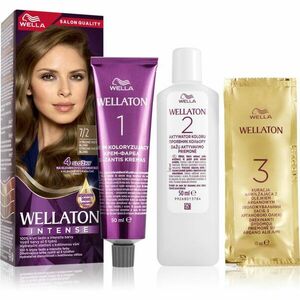 Wella Wellaton Intense permanentní barva na vlasy s arganovým olejem odstín 7/2 Matte Medium Blond 1 ks obraz